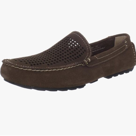 Florsheim Roadster Driving Shoe Size 13 Brown Leather Loafer Suede Slip On main image 8